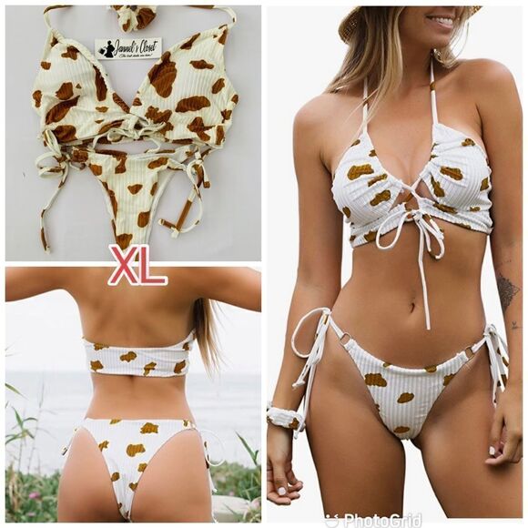 Bikini Swimsuit Women Thong Bathing Suit Women's Two-Piece Swimwear - Picture 1 of 7